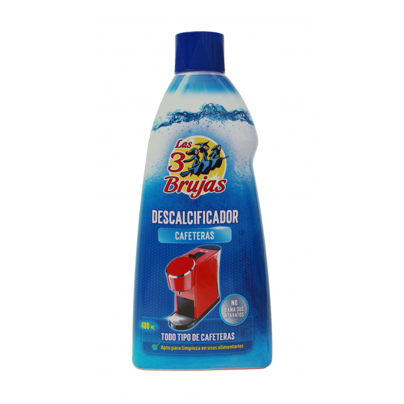 Las 3 Brujas Descalcificador de Cafeteras 480 ml