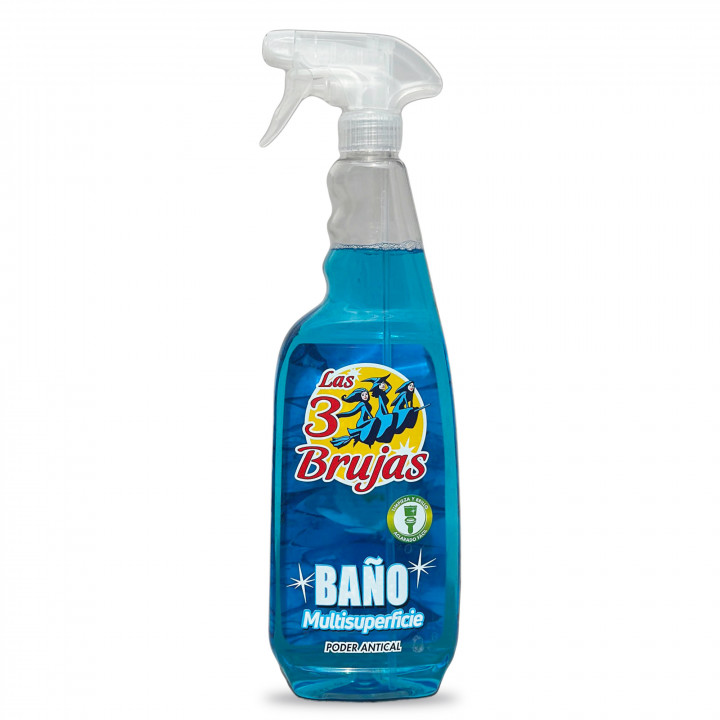 Las 3 Brujas Limpiador Baño Multisuperficie Pistola 750 ml.